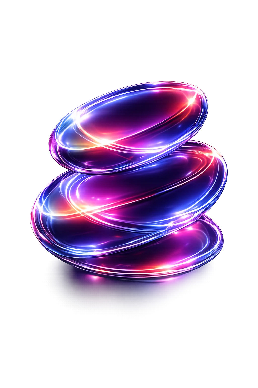 Sci-Fi iridescent swirl